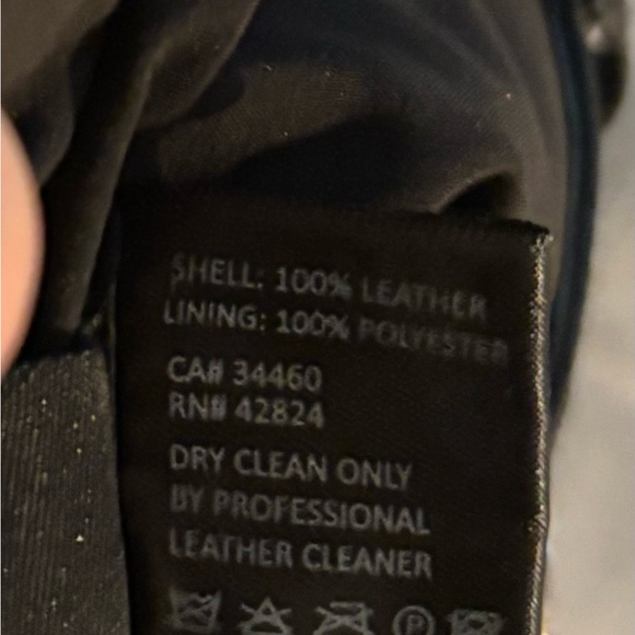 Veda Real Leather wide leg pant size 0 - Picture 6 of 9